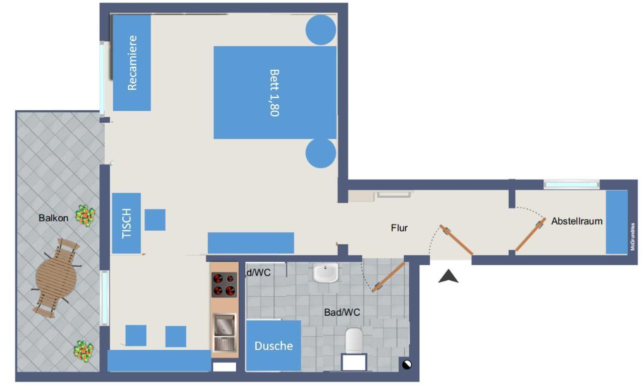 Hirsch56 - Zentral-ruhig-terrasse-netflix Appartement *